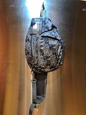 Native Sling Pack - Black/Gray Patterned Crossbody Bag